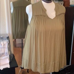 Lane Bryant Green Tank Top Blouse